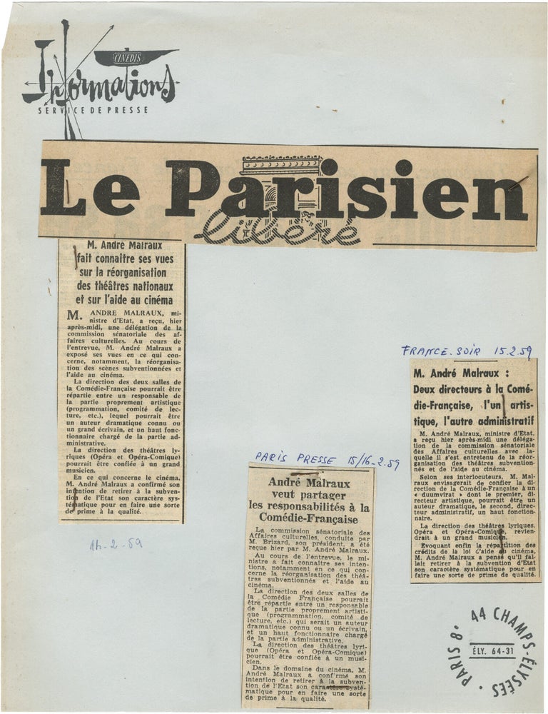 The French Ministry of Culture