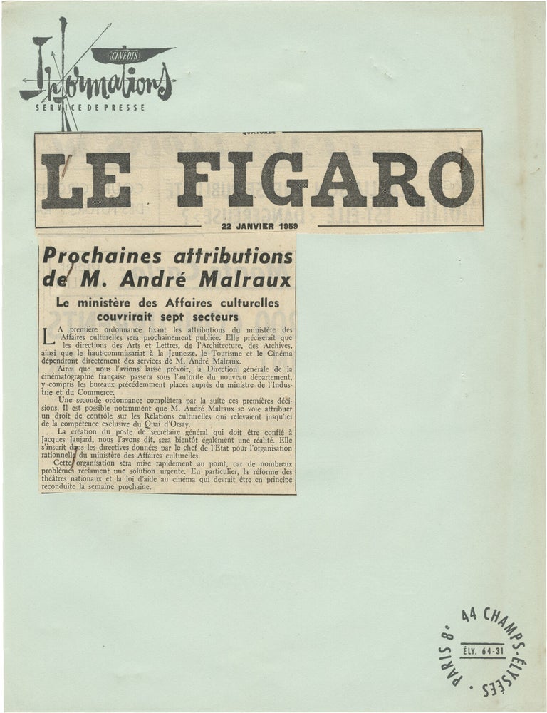 The French Ministry of Culture
