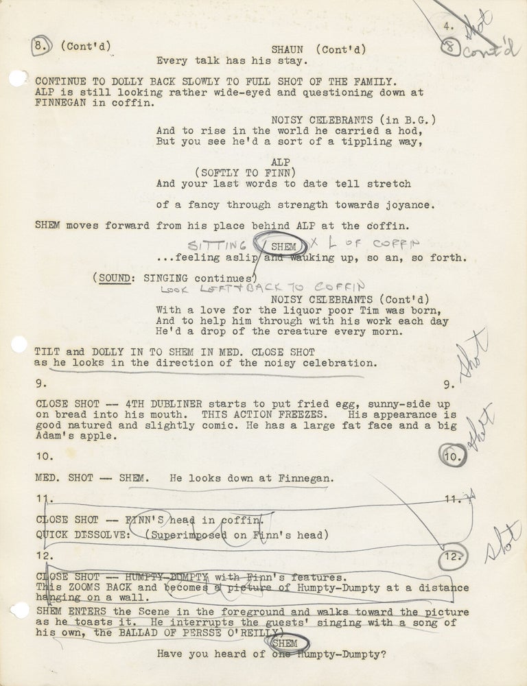 Passages from James Joyce's Finnegans Wake