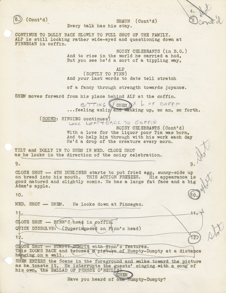 Passages from James Joyce's Finnegans Wake