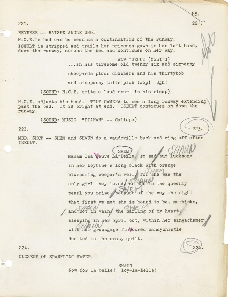 Passages from James Joyce's Finnegans Wake