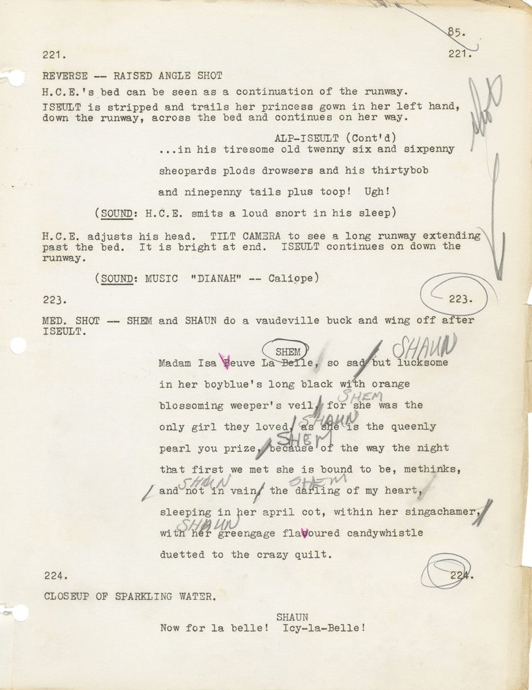 Passages from James Joyce's Finnegans Wake