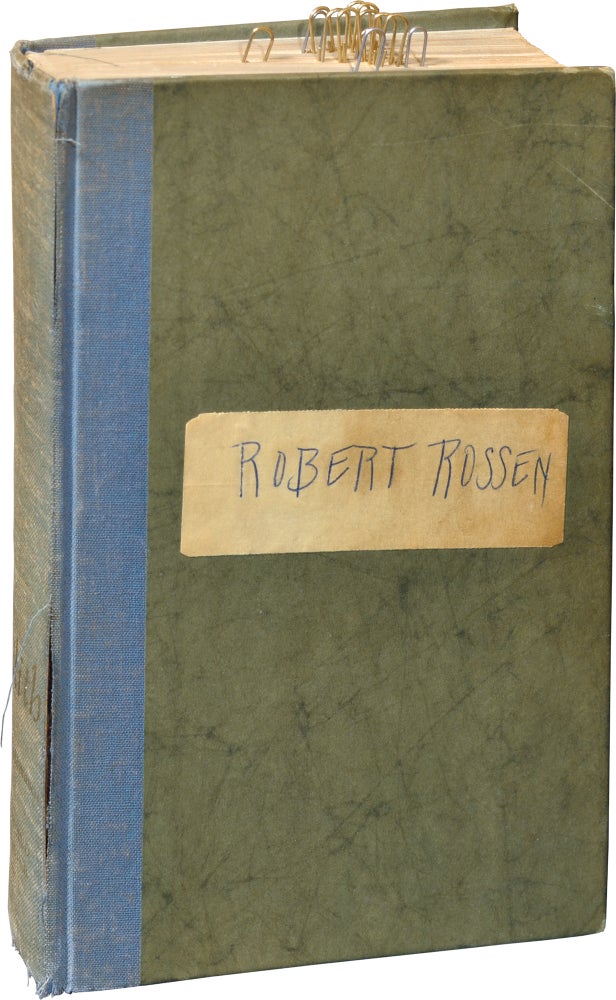 Book #140665] Lilith (First Edition, Robert Rossen's annotated copy). J R. Salamanca