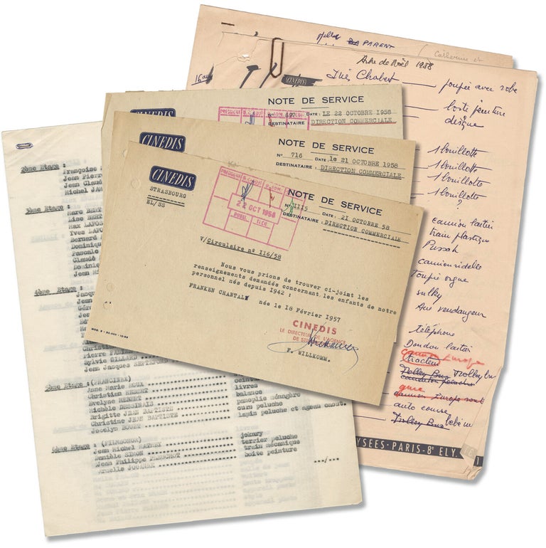 Cinedis film agency Christmas parties, 1957-1959