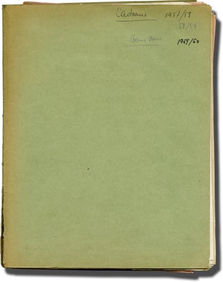 Book #140804] Archive of original Christmas gift lists for Cinedis film agency journalists....