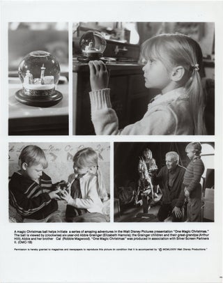 Book #140881] One Magic Christmas (Three original photographs from the 1985 film). Harry Dean...