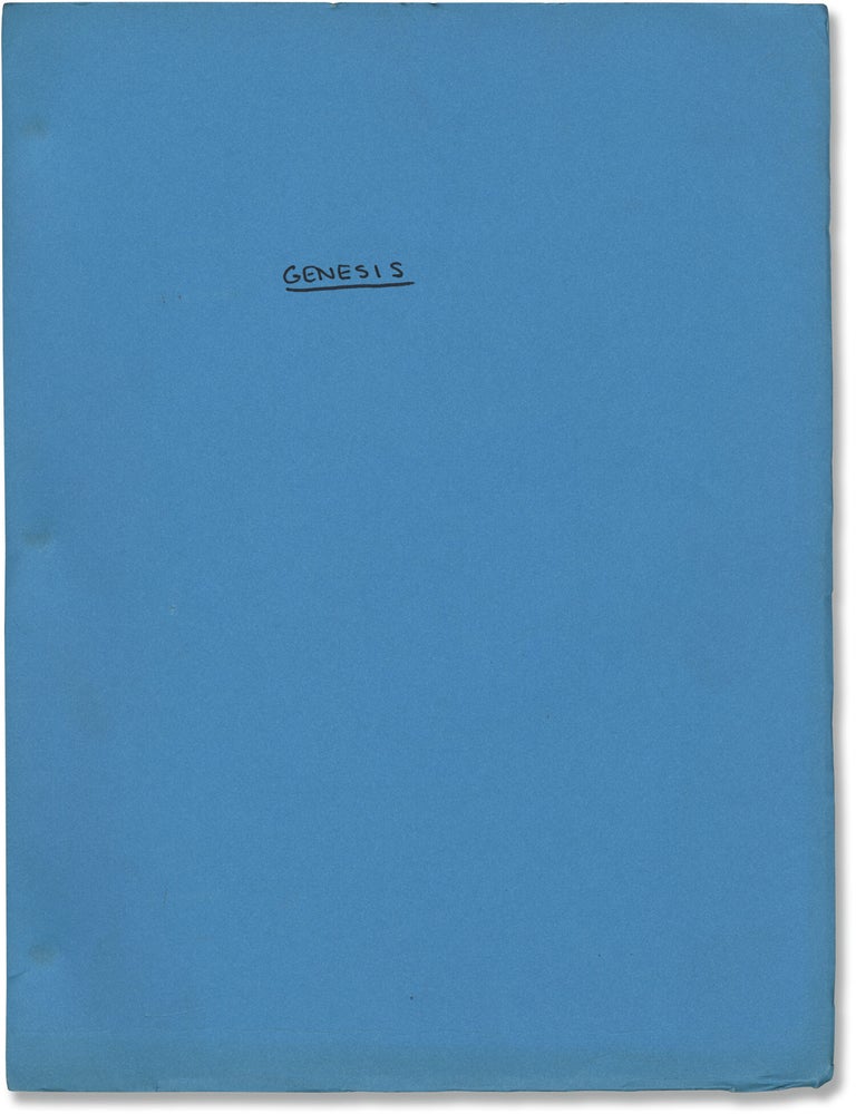Book #140884] Genesis (Original screenplay for an unproduced film). Nicholas Niciphor, screenwriter
