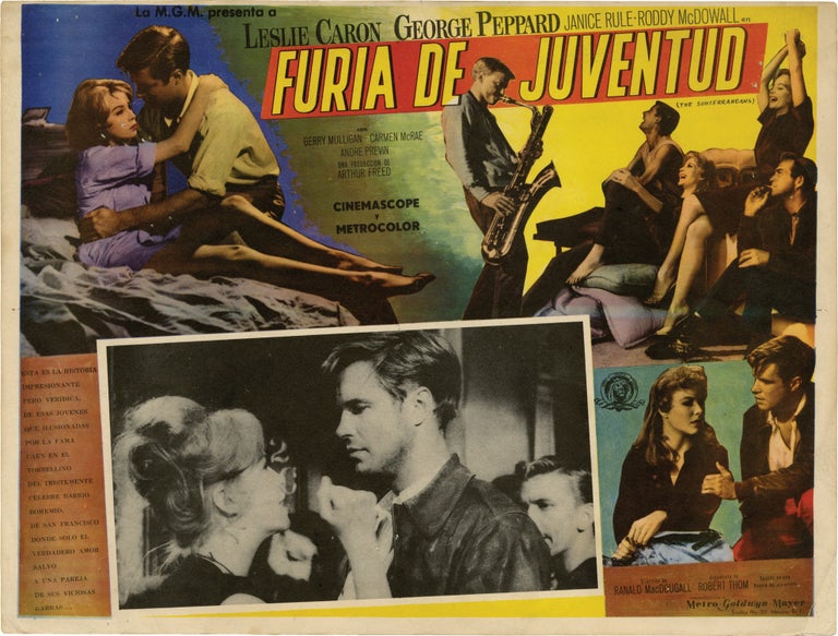 Book #140912] Furia De Juventud [The Subterraneans] (Collection of 6 Spanish language lobby cards...