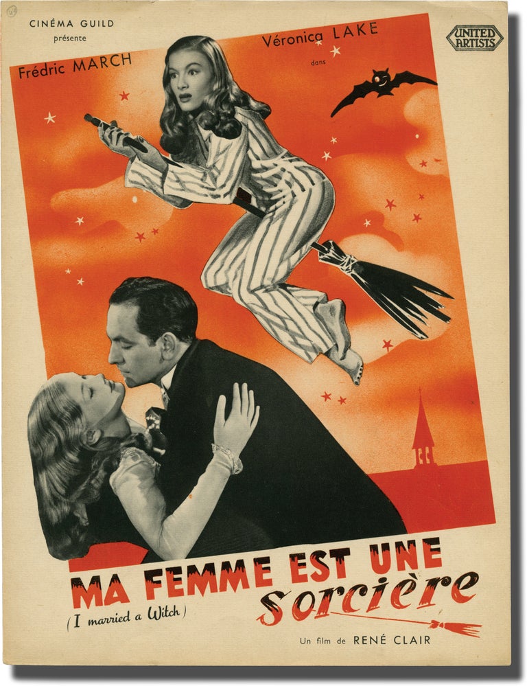 [Book #140921] I Married a Witch [Ma Femme est une Sorciere]. René Clair, Robert Pirosh Thorne Smith, Norman Matson, Marc Connelly, Veronica Lake Frederic March, Robert Benchley, director, novel, screenwriter, starring.