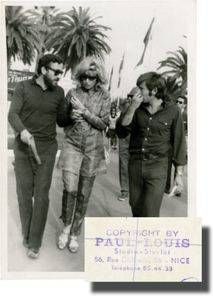 Book #140947] Louis Malle, Monica Vitti, and Roman Polanski at the 1968 Cannes Film Festival...
