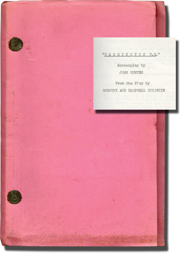 Book #140965] Carrington V.C. [Court Martial] Original screenplay for the 1954 film). Anthony...