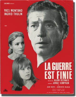 Book #141085] The War is Over [La Guerre Est Finie] (Original pressbook for the 1966 film). Alain...