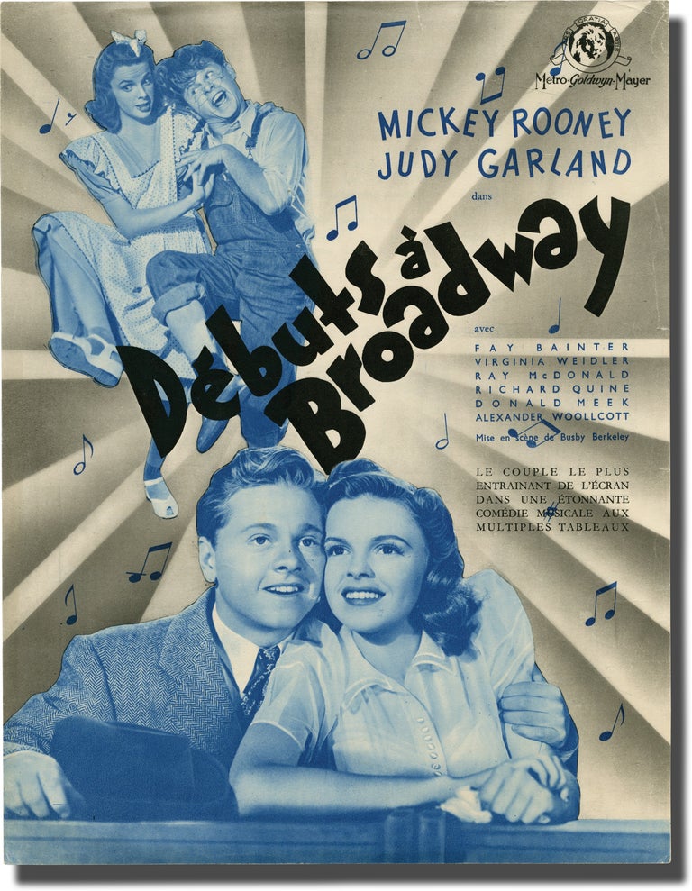 Book #141231] Babes on Broadway [Debuts a Broadway] (Original French pressbook for the 1941...