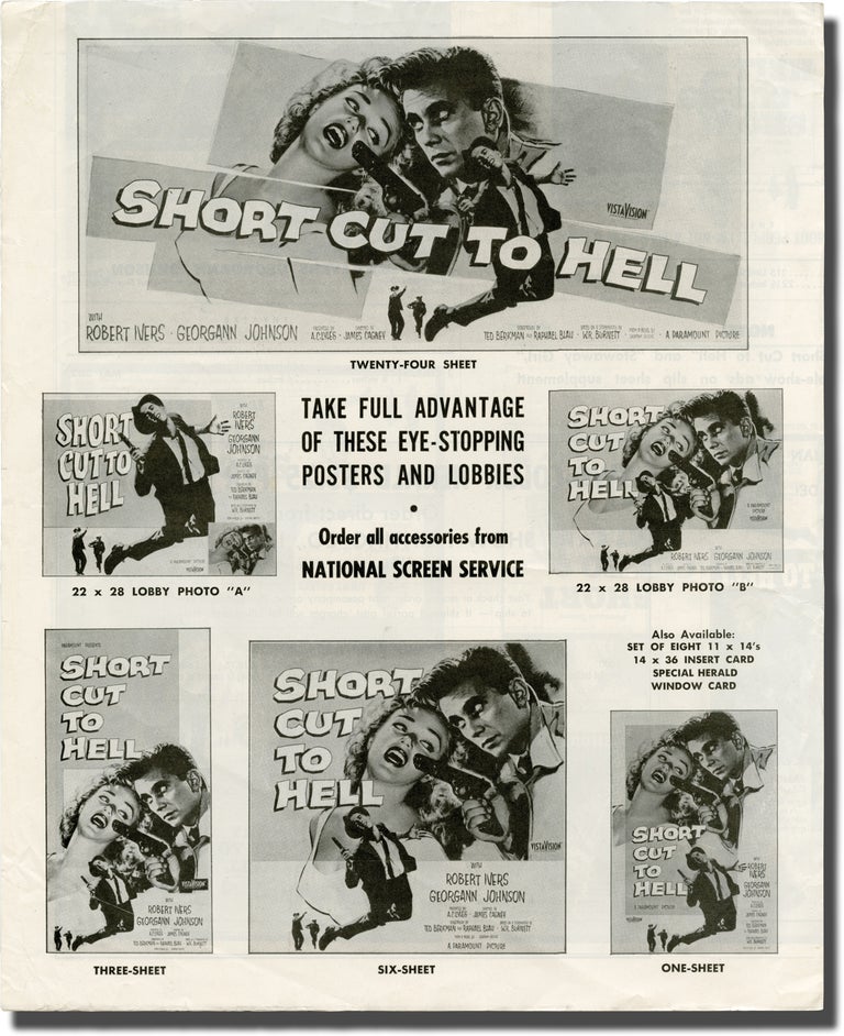Book #141236] Short Cut to Hell (Original pressbook for the 1957 film). James Cagney, Graham...