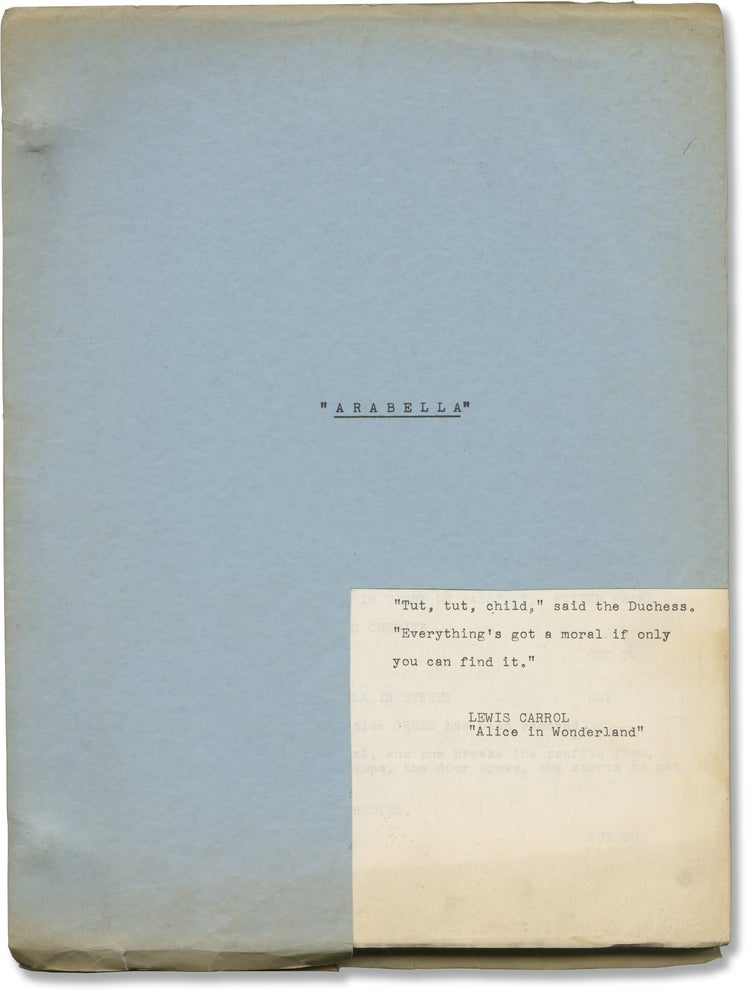 Book #141237] Arabella (Original screenplay for an unproduced film). Stephen Kandel, screenwriter