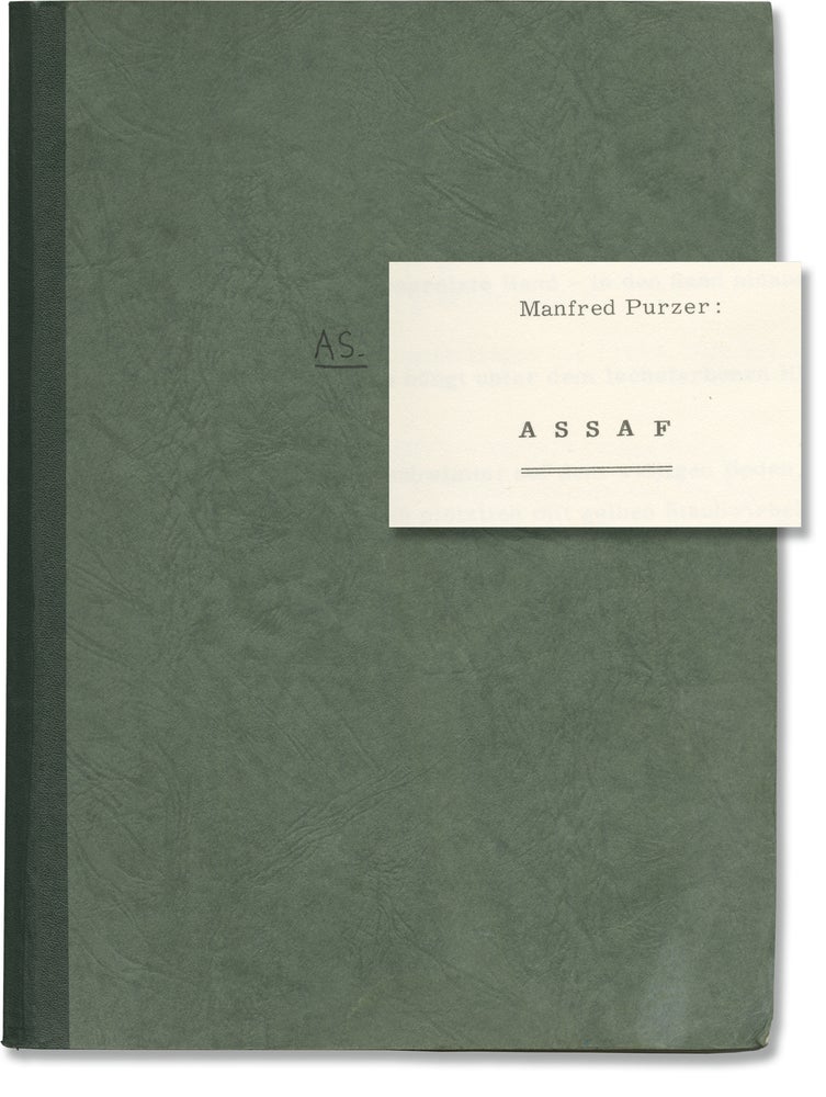 Book #141264] Assaf (Original screenplay for an unproduced film). Amos Kollek, Wolfgang Petersen,...