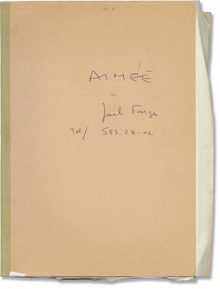 Book #141292] Aimee (Original screenplay for an unproduced film). Joel Farges, screenwriter