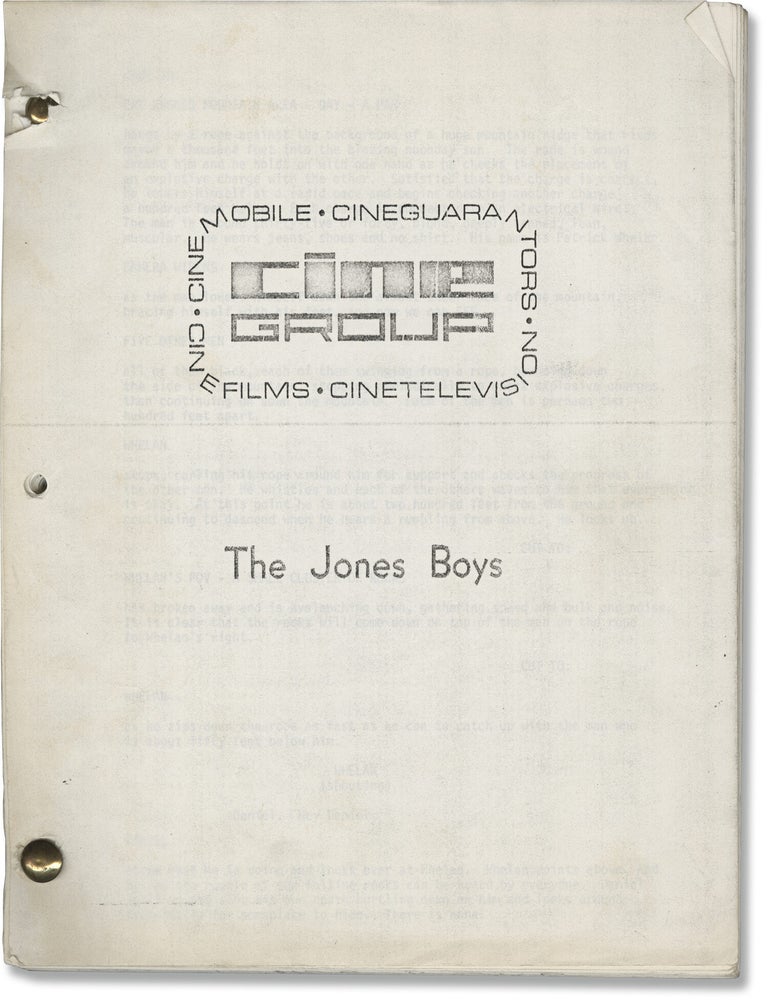 The Jones Boys (Original screenplay for an unproduced film