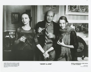 Book #141349] Henry and June (Collection of 9 original photographs from the 1990 film). Philip...