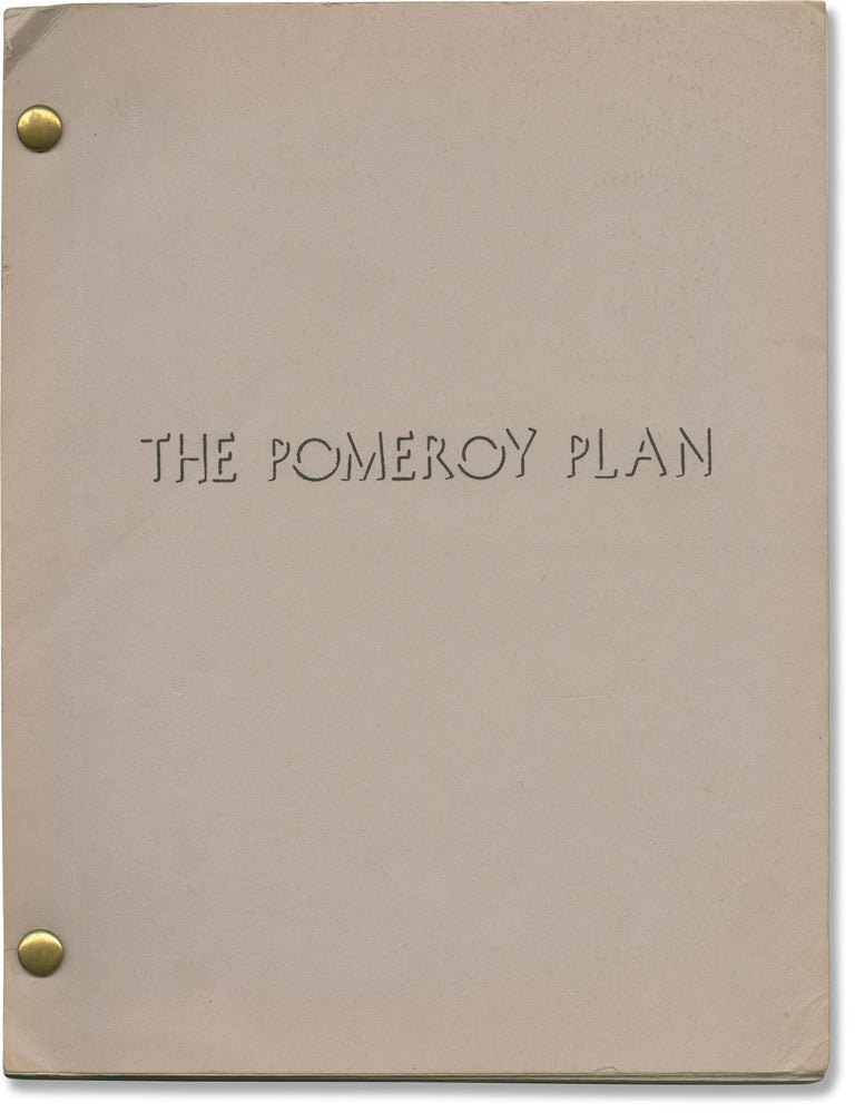 Book #141378] The Pomeroy Plan (Original screenplay for an unproduced play). Gene Stone, playwright