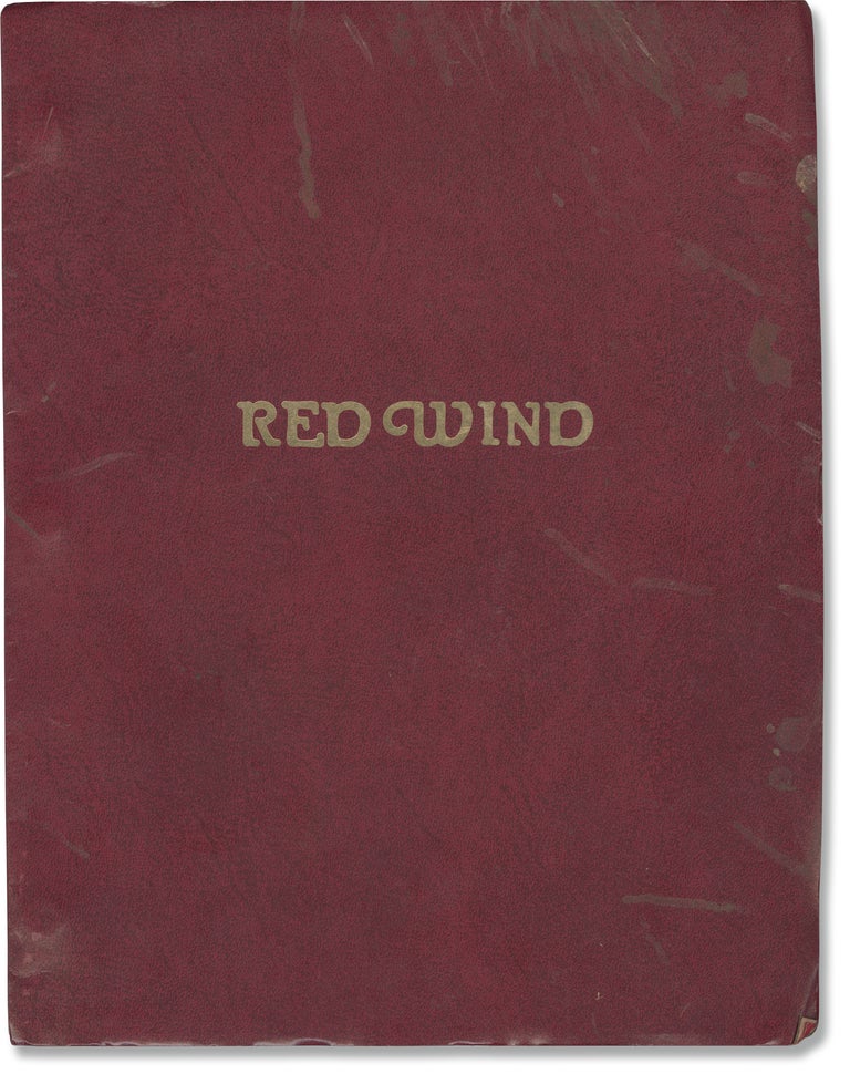 Book #141385] Red Wind (Original screenplay for an unproduced film). Tim Perior, screenwriter