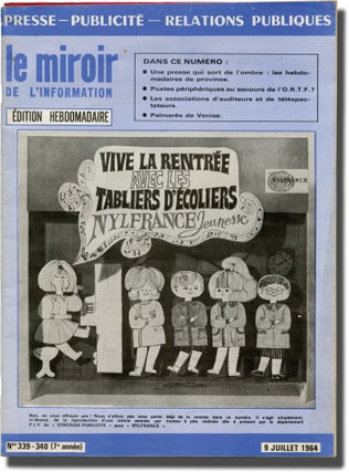 Book #141468] le miroir de l'information (Collection of four French press relations magazines)....