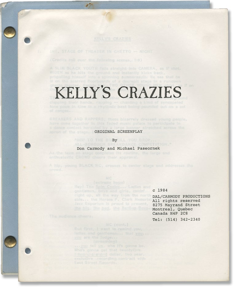 [Book #141502] Kelly's Crazies. Michael, Don Carmody Paesornek, screenwriters.