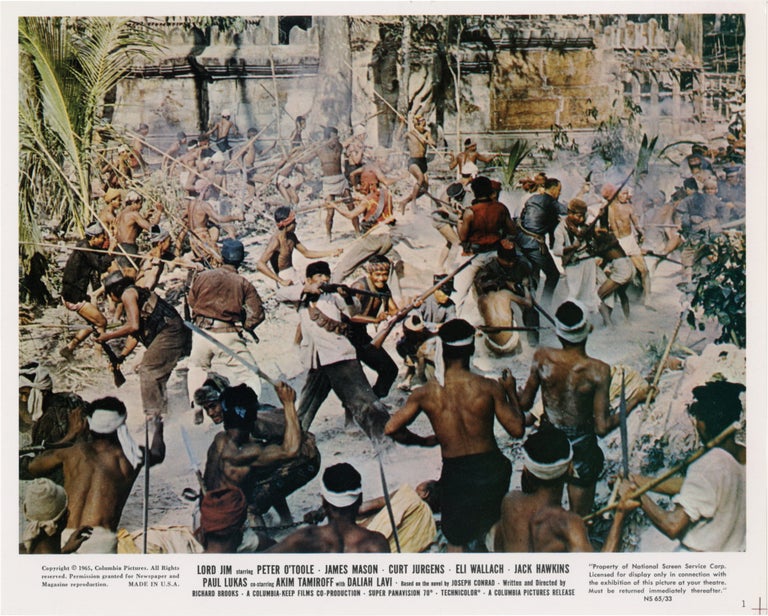 Book #141553] Lord Jim (Collection of 12 original color photographs from the 1965 film). Brooks...