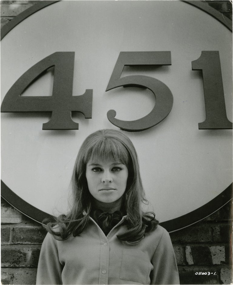 Book #141575] Fahrenheit 451 (Photograph of Julie Christie from the set of the 1966 film)....