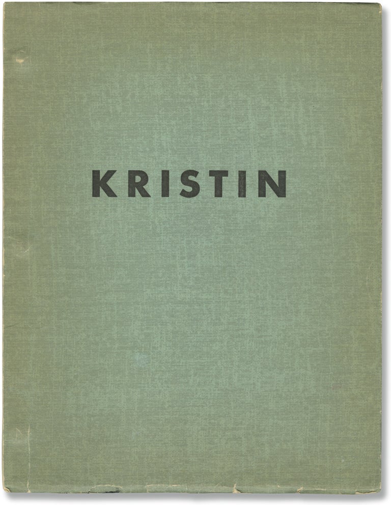 [Book #141610] Kristin. Sigrid Undset, Laurence W. Beilenson, author, screenwriter.