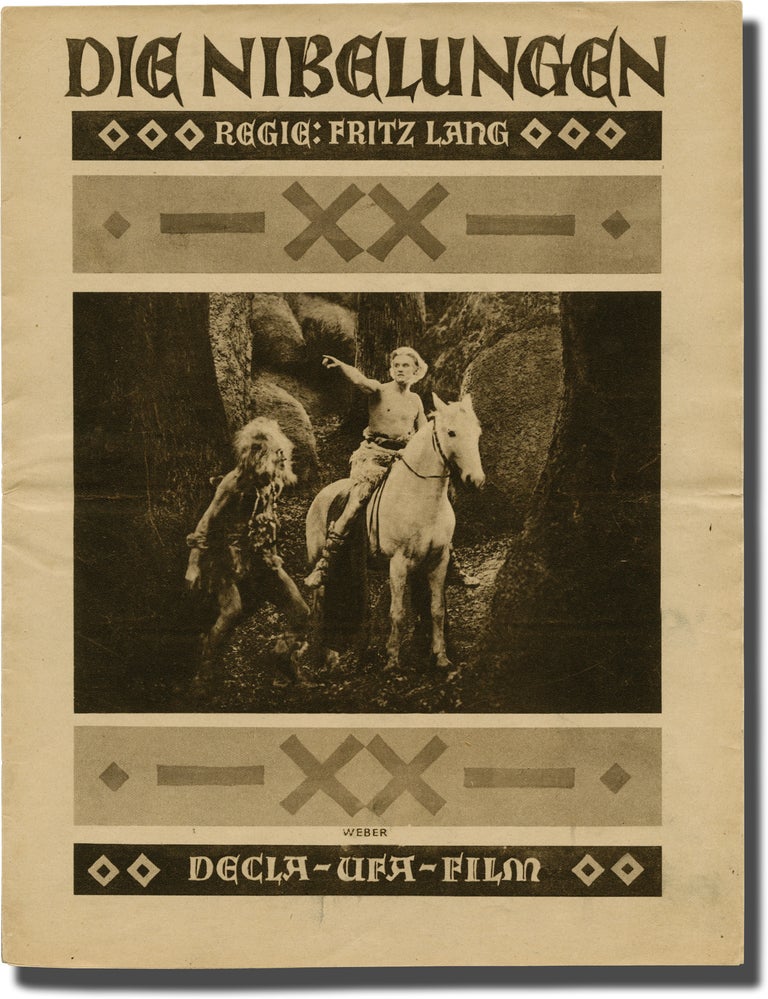 [Book #141664] Die Nibelungen: Siegried and Kriemhild's Revenge. Fritz Lang, Thea von Harbou, Margarete Schon Gertrud Arnold, director, screenwriter, starring.