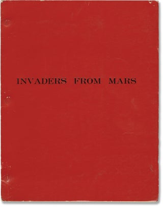 Book #141669] Invaders From Mars (Original screenplay for an unproduced film). Peter Lee Richard...