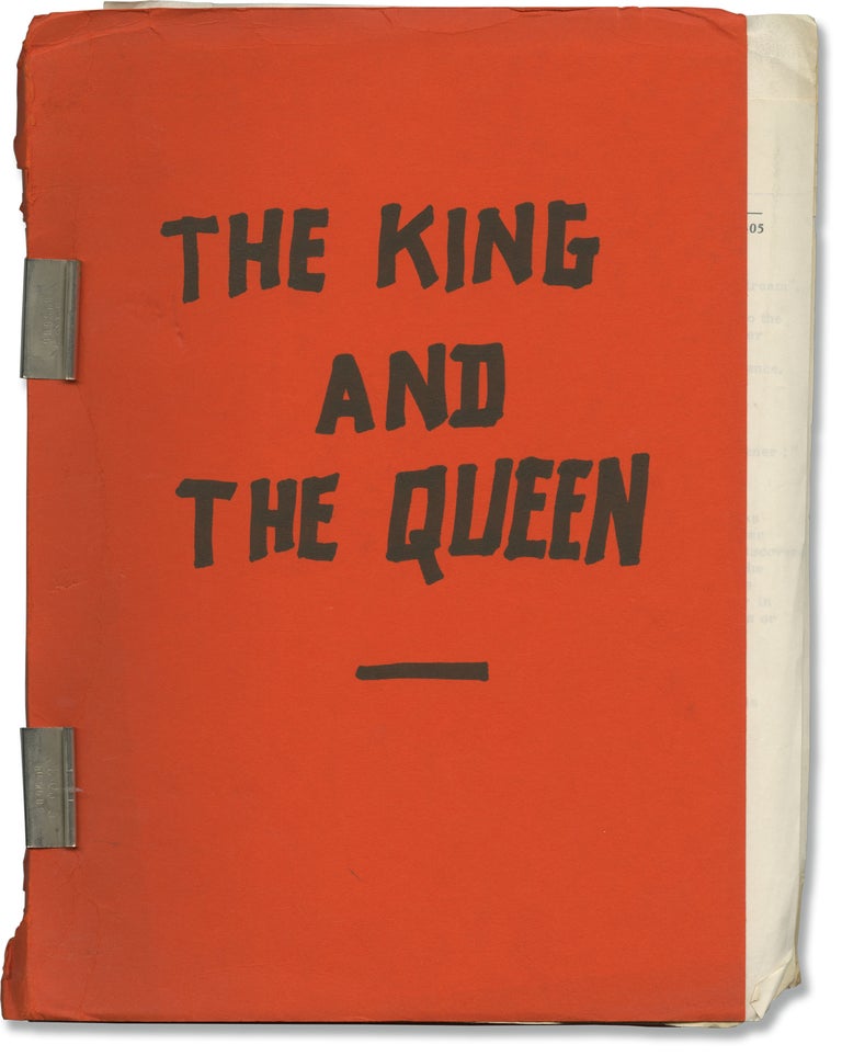 Book #141696] The King and the Queen (Original screenplay for an unproduced film). Henri Glaeser,...