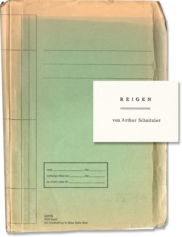 Book #141877] Merry-Go-Round [Der Reigen] (Original screenplay for the 1973 film). Otto Schenk,...