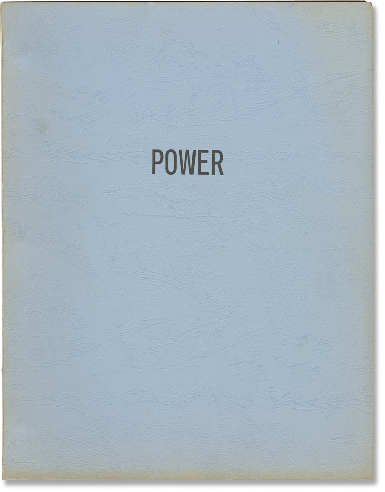 Book #142123] Power (Original screenplay for an unproduced film). Benjamin Manaster, screenwriter