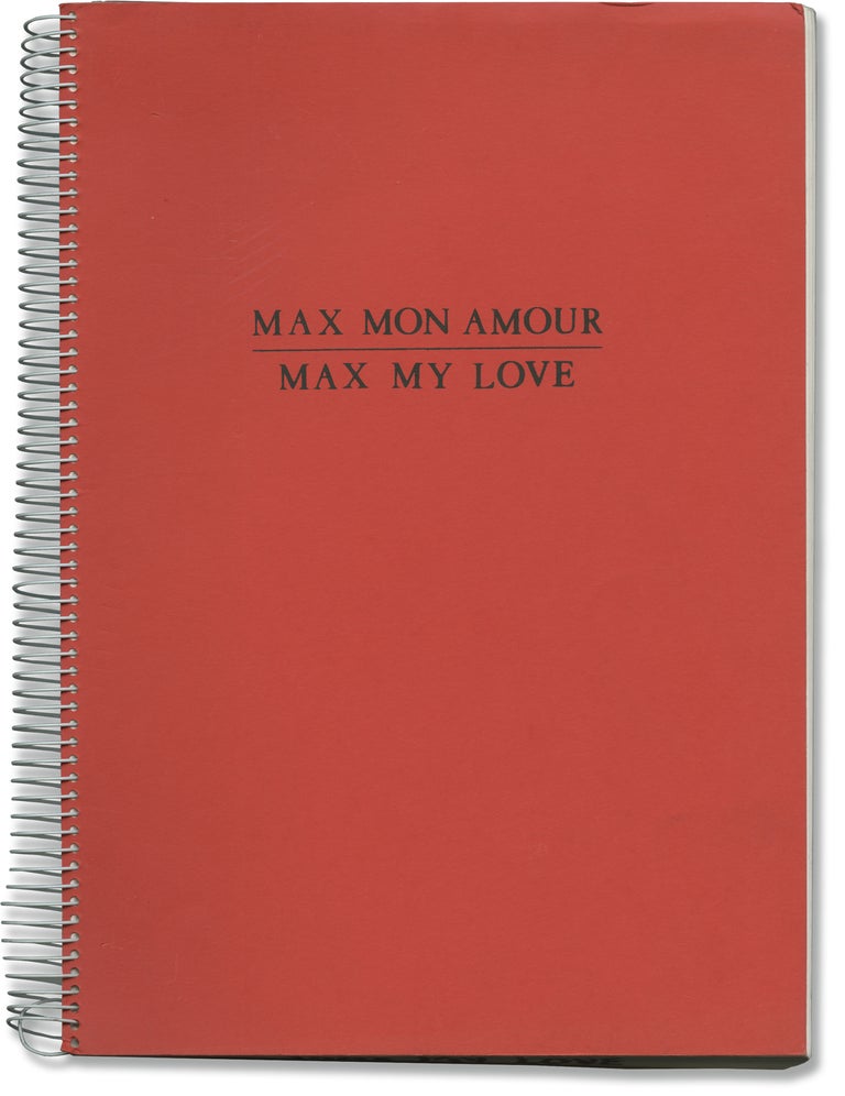 Book #142133] Max mon amour [Max My Love] (Two original screenplays, one in French and one in...