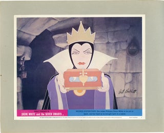 Album of lobby cards and photos from 30 animated films, signed by key animators