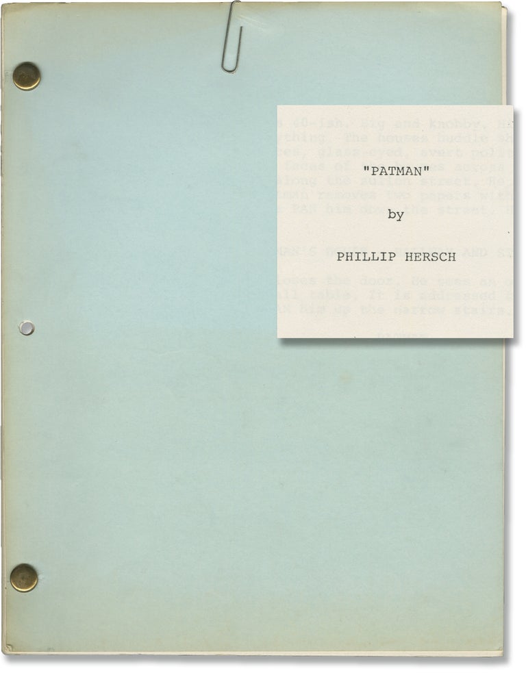 Book #142223] Mr. Patman [Patman] (Original screenplay for the 1980 film). John Guillermin,...