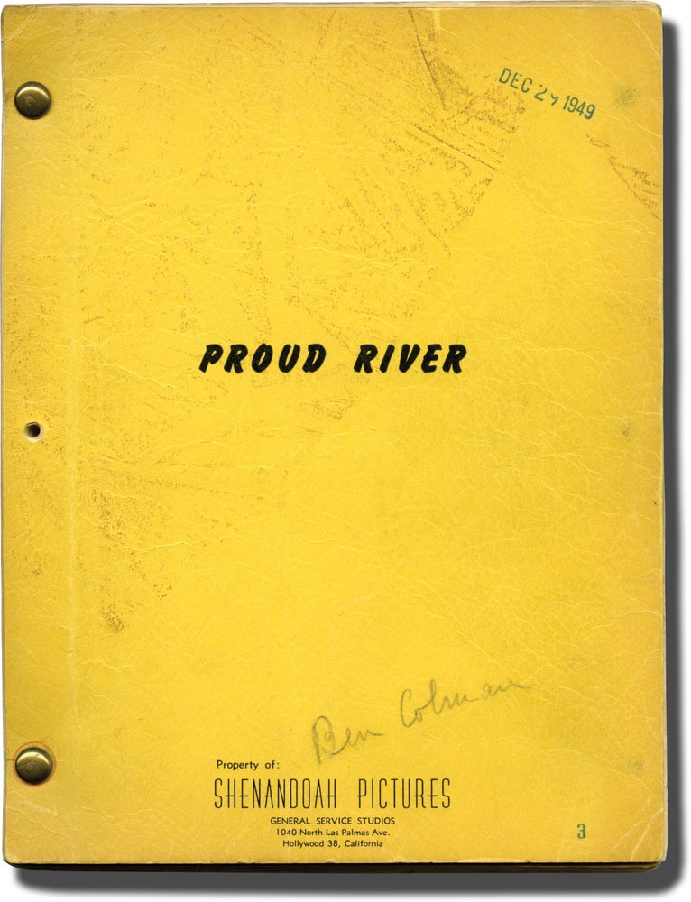 [Book #142292] Proud River. Herb Meadow, Joe Gottesman, screenwriter, producer.