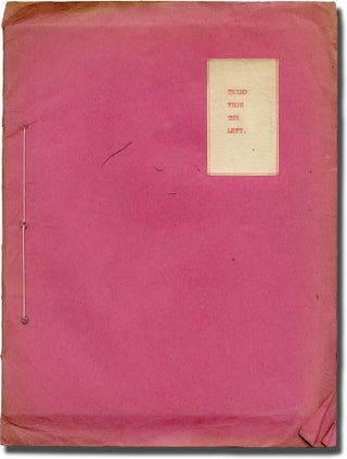 Book #142326] Third From the Left (Original treatment script for an unproduced film). G E. Moore,...