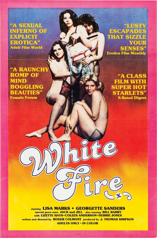 Book #142833] White Fire (Original one sheet poster for the 1981 film). Zebedy Colt as Roger...
