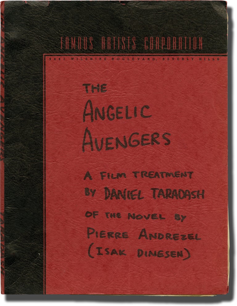 [Book #142958] The Angelic Avengers. Isak Dinesen, Pierre Andrezel, Daniel Taradash, novel, screenwriter.