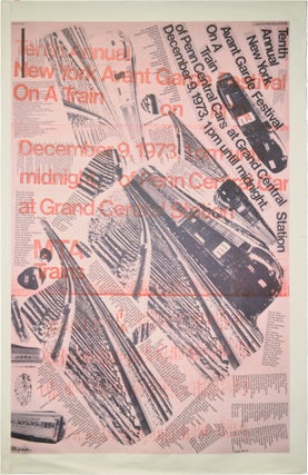 Book #143008] Tenth Annual New York Avant Garde Festival (Original Poster). Jim McWilliams