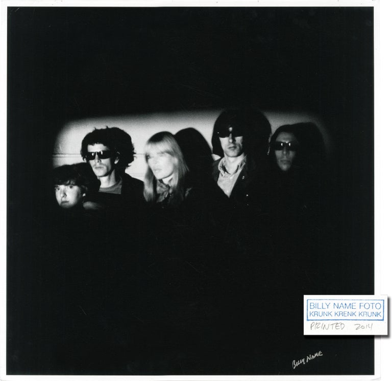 [Book #143011] Original photograph of The Velvet Underground and Nico. The Velvet Underground, Bill Name.