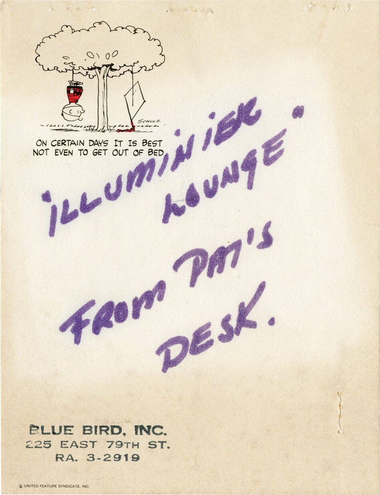 Archive of four photographs from the Illumineer Lounge, Chicago, 1967