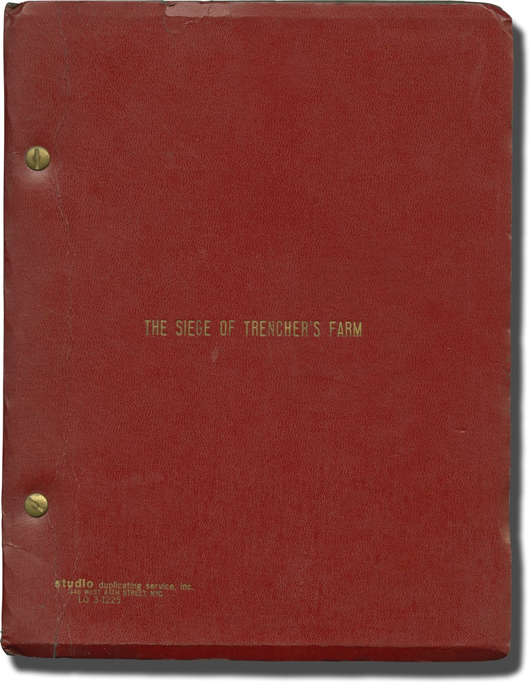 [Book #143123] Straw Dogs [The Siege of Trencher's Farm]. Sam Peckinpah, David Zelag Goodman, Gordon Williams, Dustin Hoffman, screenwriter director, screenwriter, novel, starring.