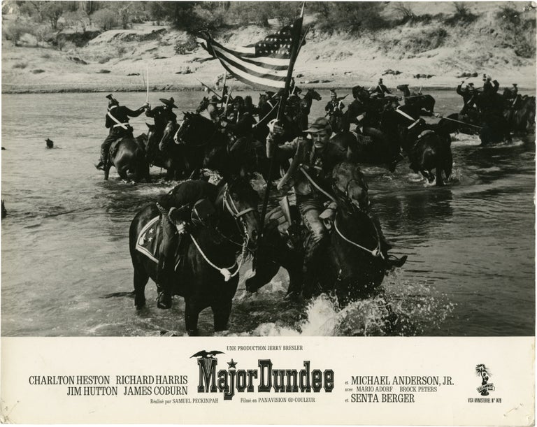 Book #143145] Major Dundee (Collection of 7 original lobby cards from the 1965 film). Sam...