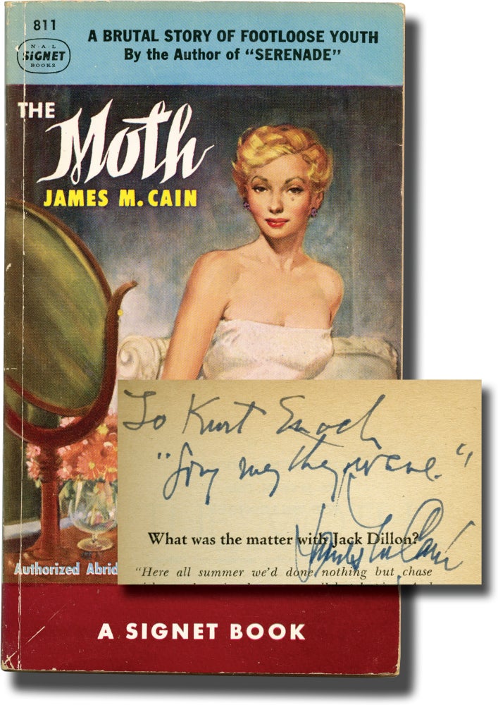 Book #143166] The Moth (First Edition in paperback, inscribed to Signet Books founder Kurt...