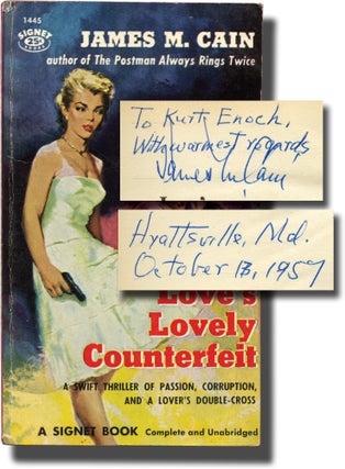 Book #143168] Love's Lovely Counterfeit (First Edition in paperback, inscribed to Signet Books...