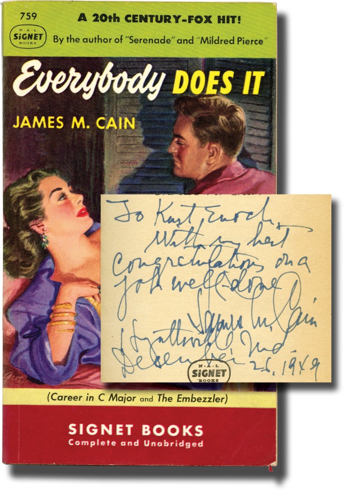 [Book #143174] Everybody Does It. James M. Cain.